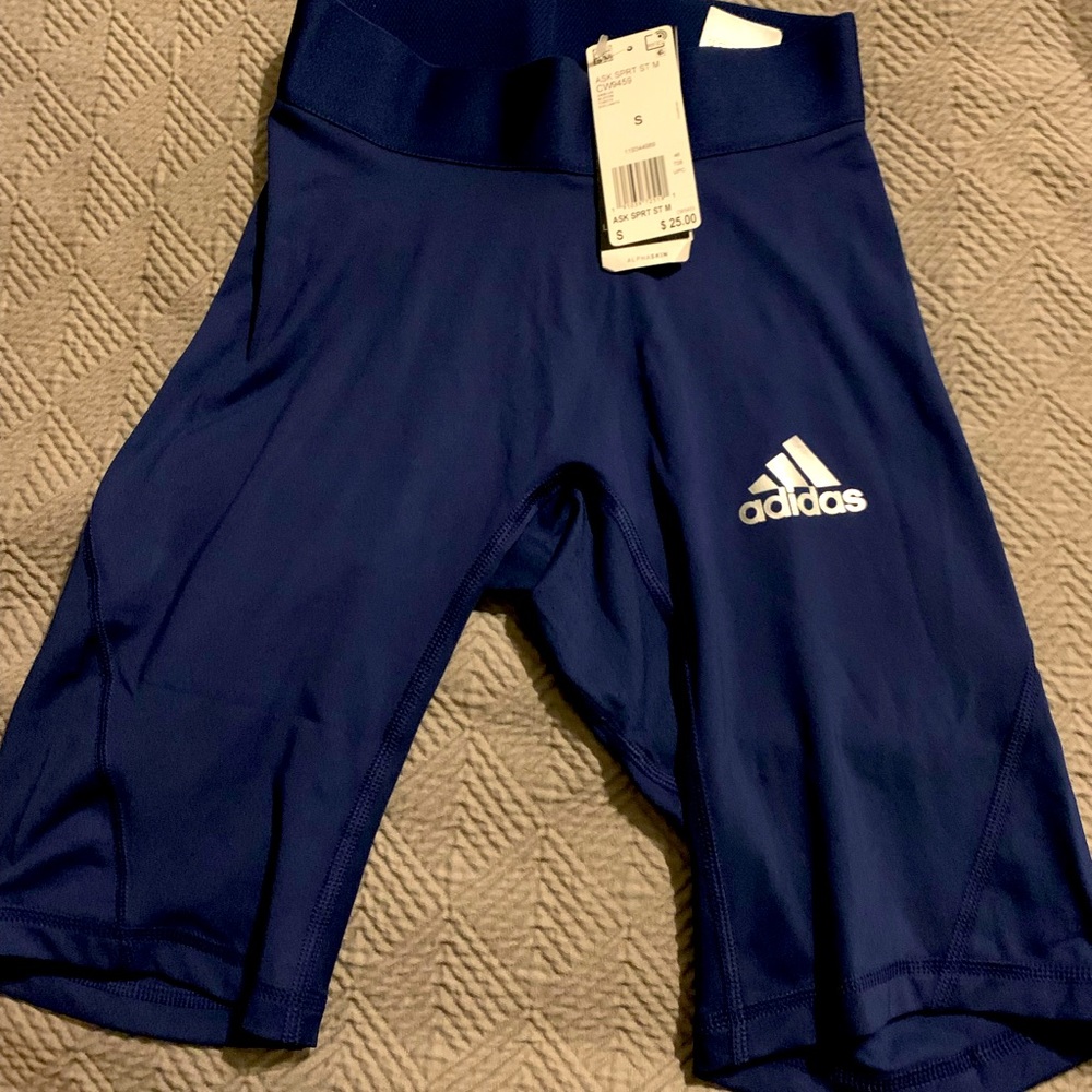 Men’s adidas navy blue  tights